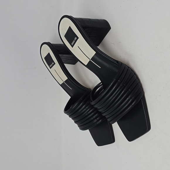 Dolce Vita Priana Block Heel Black Sandals Size 11 - Picture 1 of 7